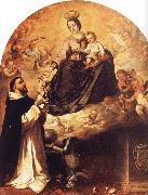 Bartolome Esteban Murillo Virgin Mary and the Santo Domingo oil painting on canvas